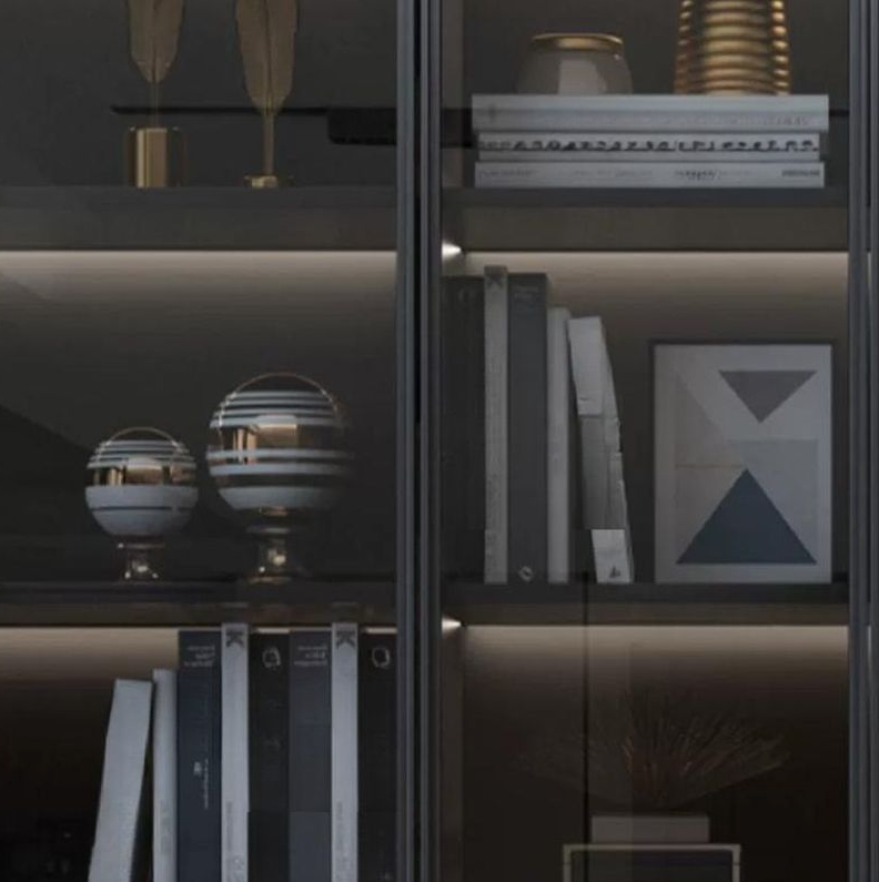 Contemporary Italian Bookcase (PRE-ORDER)