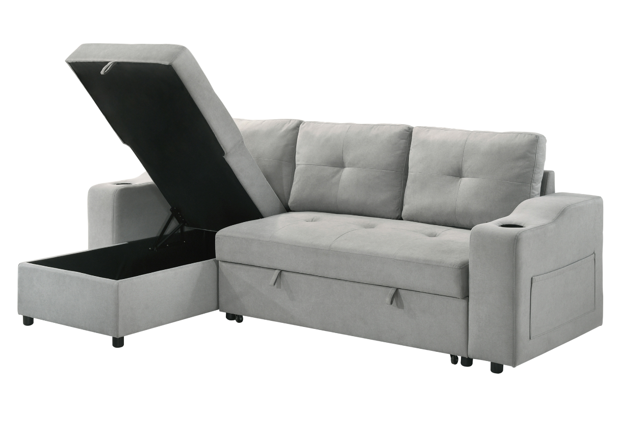  Decker Sectional Storage Sofa Bed