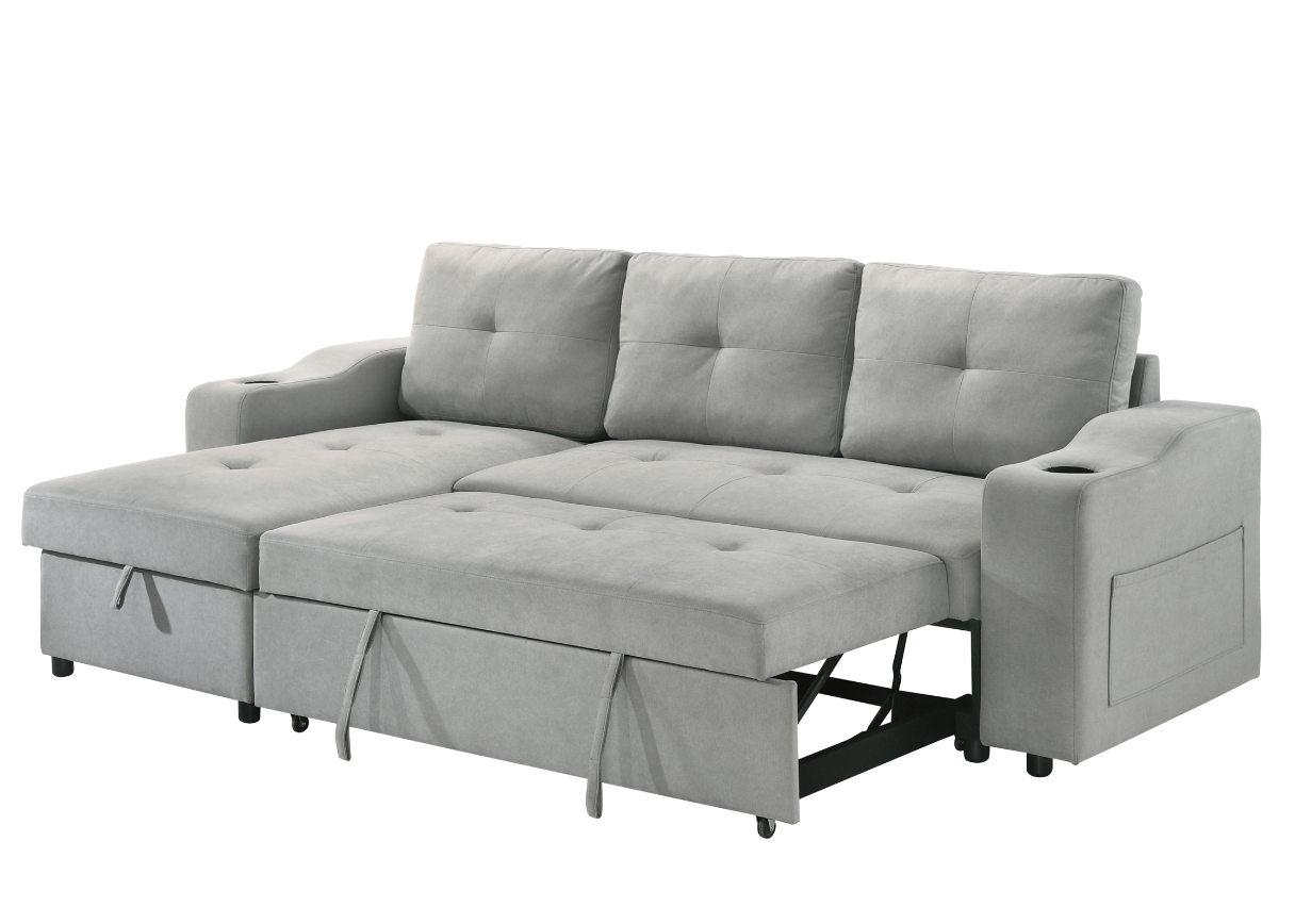  Decker Sectional Storage Sofa Bed