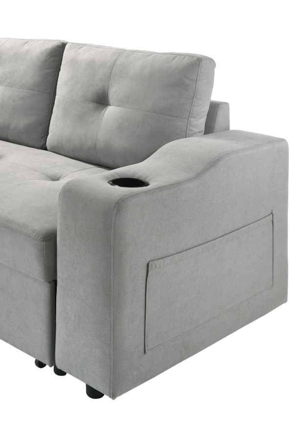  Decker Sectional Storage Sofa Bed