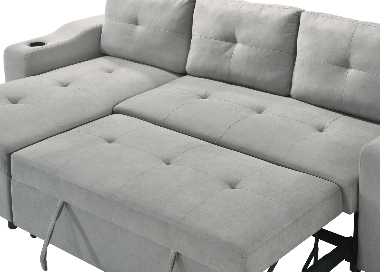 Decker Sectional Storage Sofa Bed