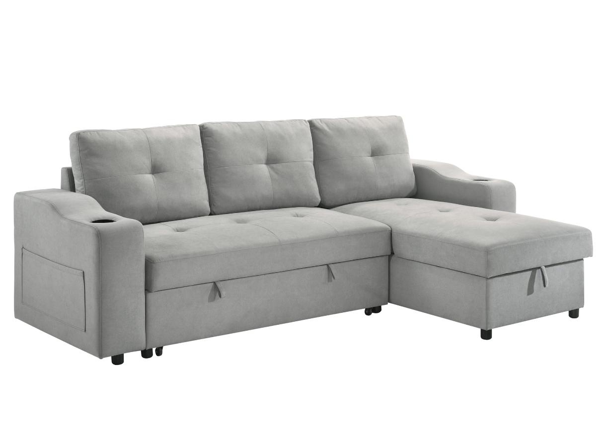  Decker Sectional Storage Sofa Bed