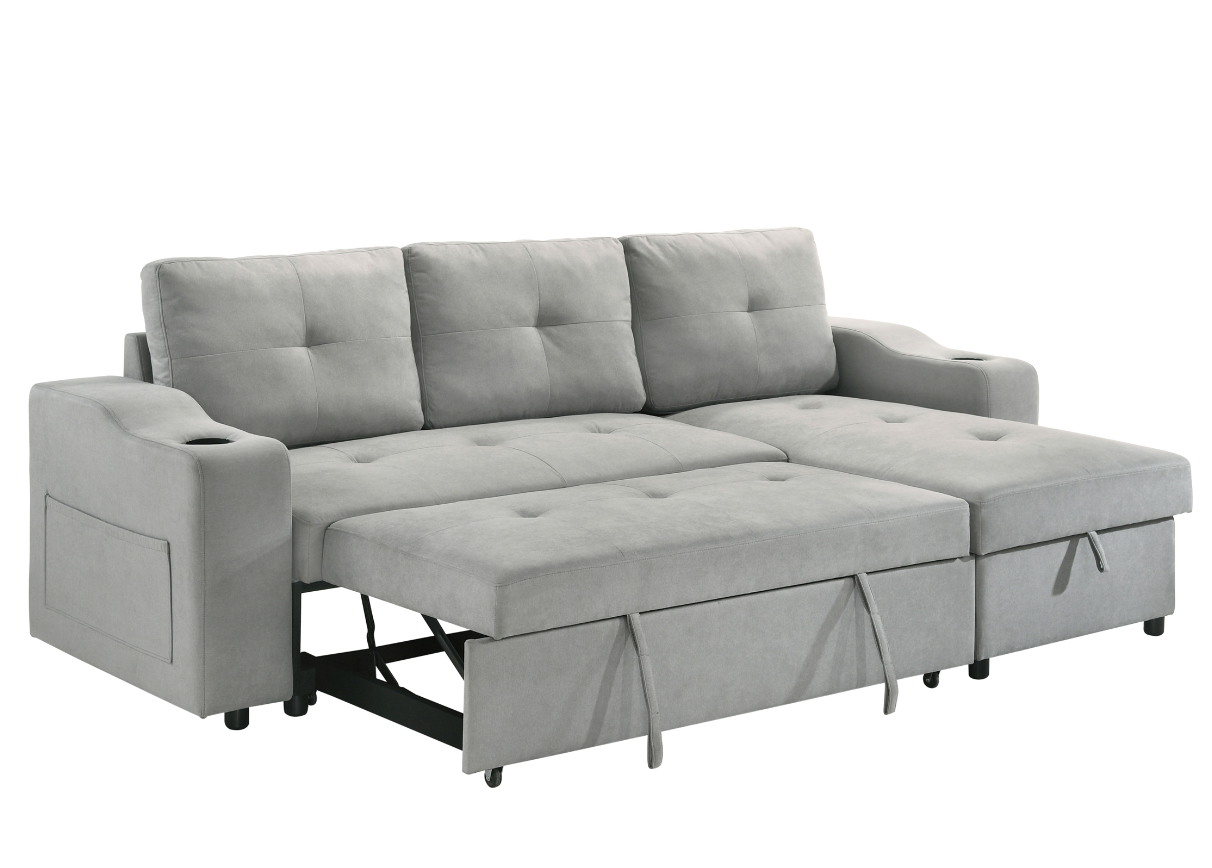  Decker Sectional Storage Sofa Bed