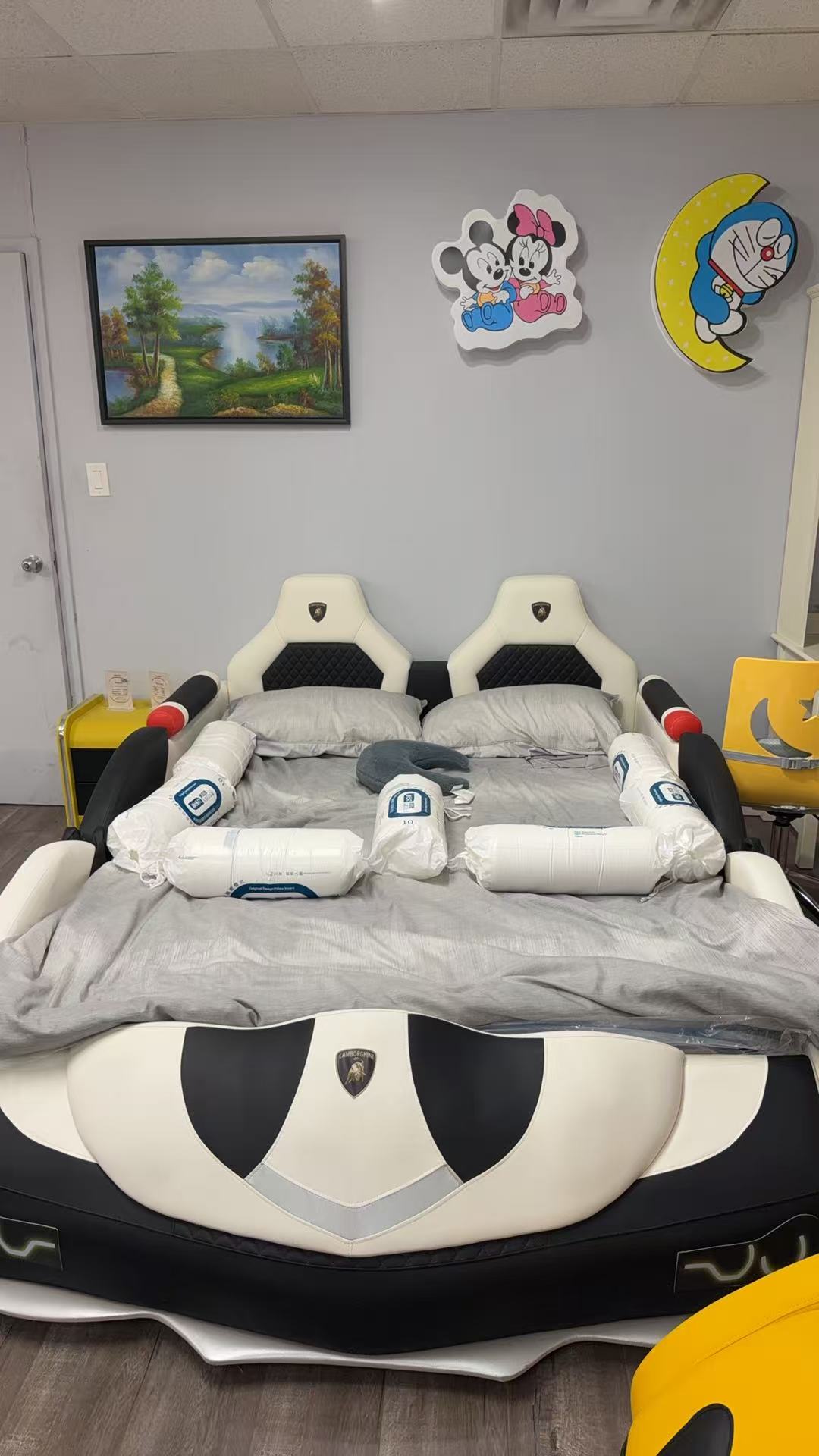 Veltro Racing Car Bed – White