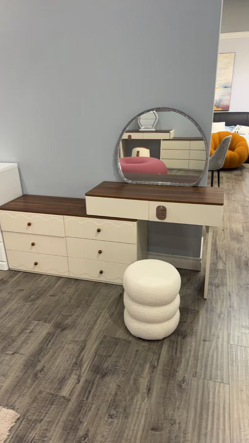 Ondella Vanity & Drawer Unit – Beige
