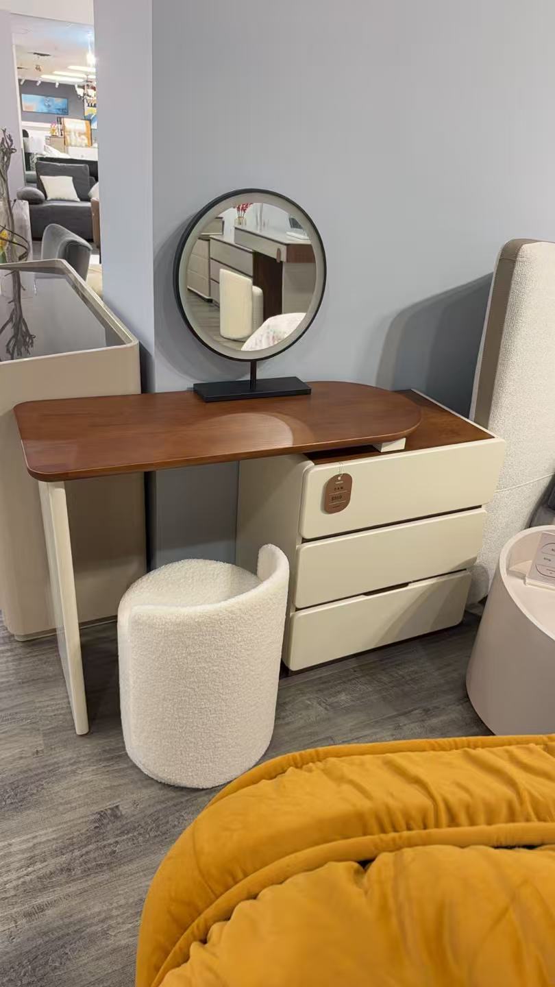 Norelia Vanity & Drawer Unit – Beige