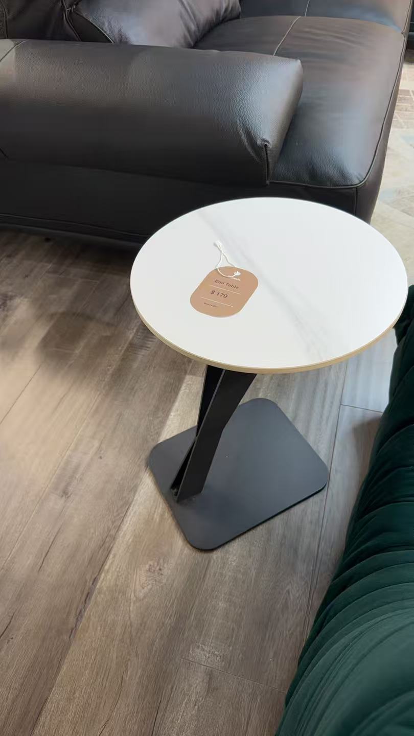 Tavik Sintered Stone Side Table