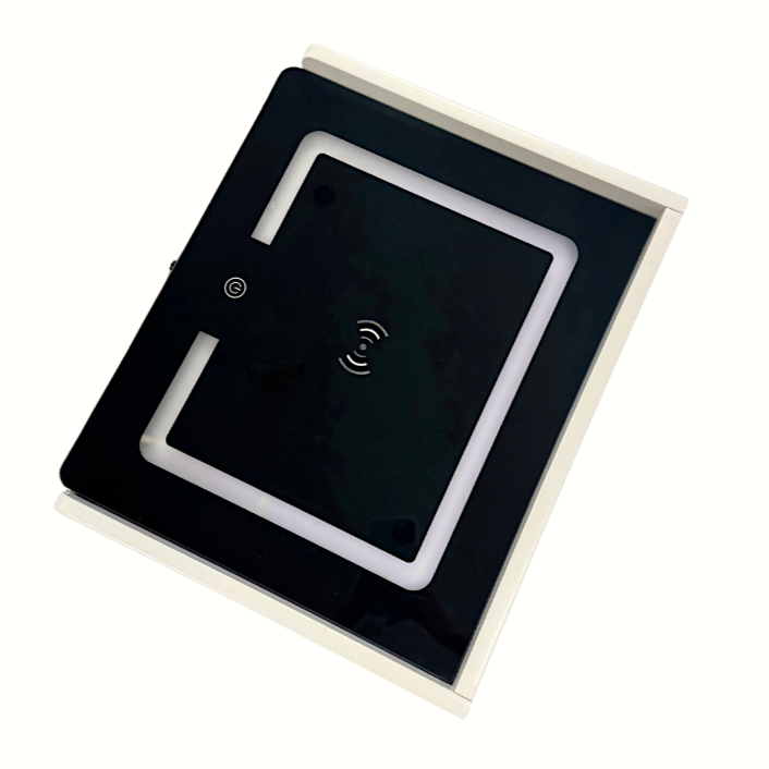RFID reader on a white background