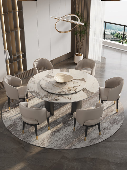 Slate Half Round Dining Table (PRE-ORDER)