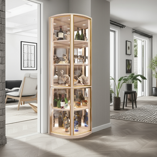 Louis Corner Cabinet