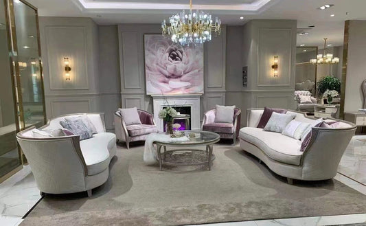 European-Style Luxury Sofa 1+2+3