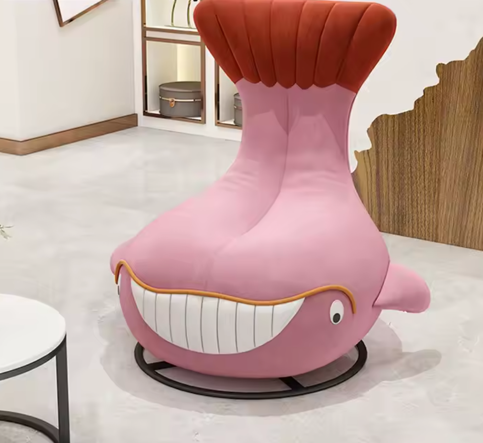 鲸鱼旋转躺椅
