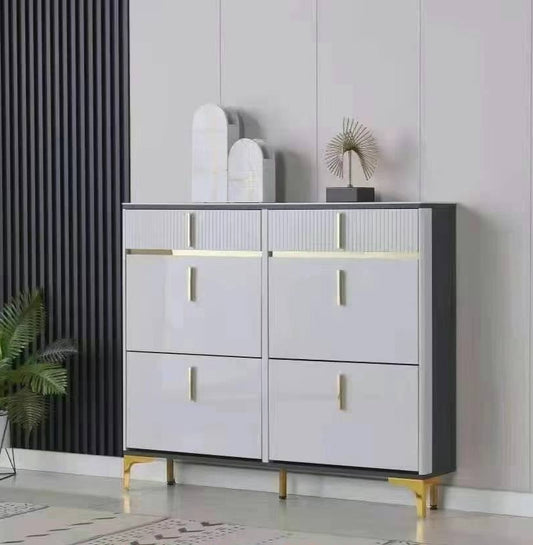Gold Wave Shoe Cabinet