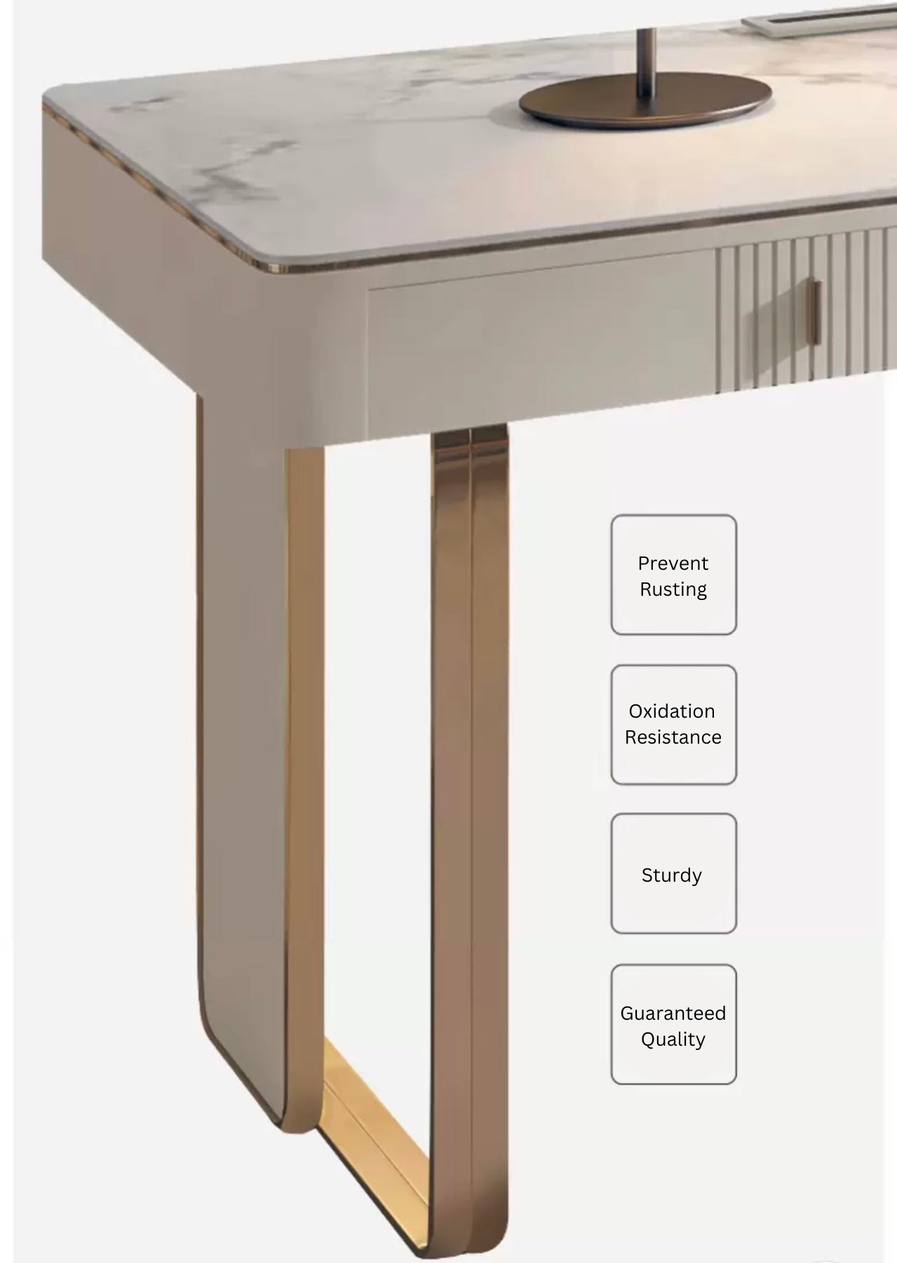 Italian Minimalist Office Desk