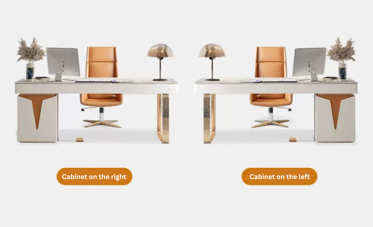 Italian Minimalist Office Desk