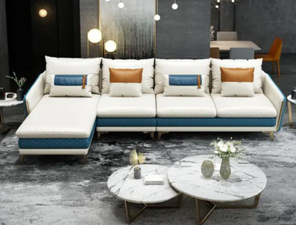 Nuvo Leather Sectional Sofa