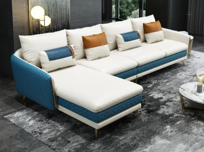 Nuvo Leather Sectional Sofa