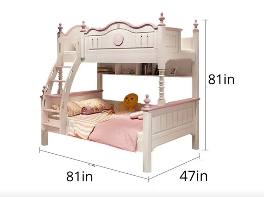 Luxury Princess Bunk Bed Genesis Furniture
