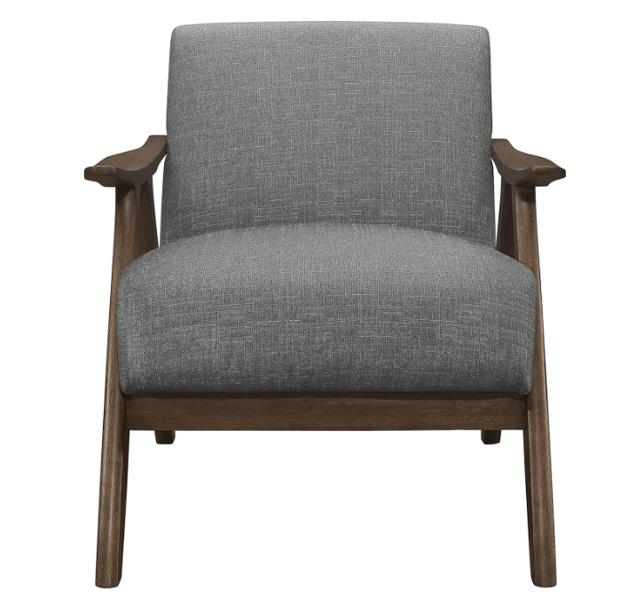 Mid Century Gray Armchair