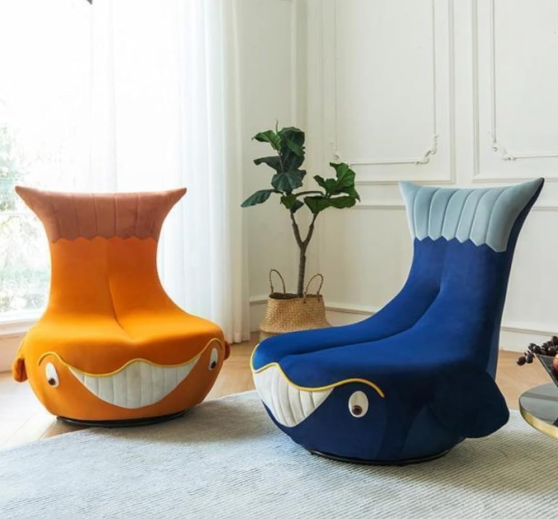 Whale Swivel Recliner Chair