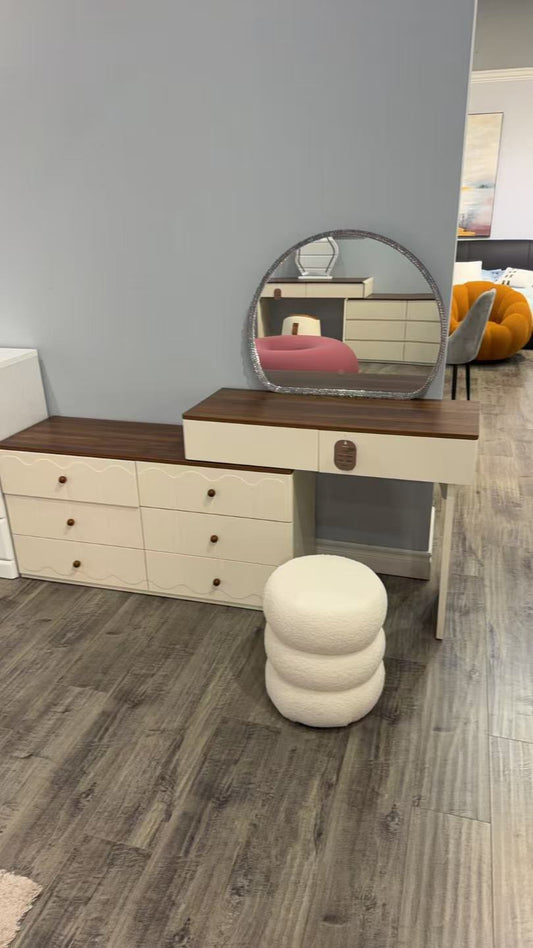 Ondella Vanity & Drawer Unit – Beige