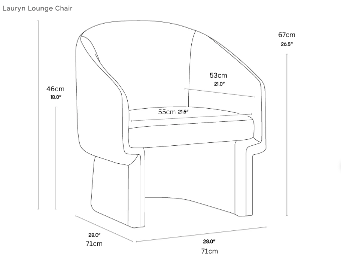 ‎ Lauryn Lounge Chair