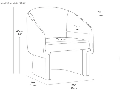 ‎ Lauryn Lounge Chair