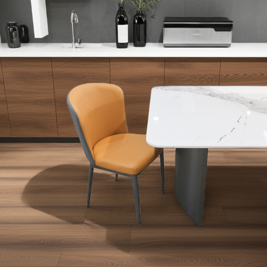 Minimalist Slate Dining Room