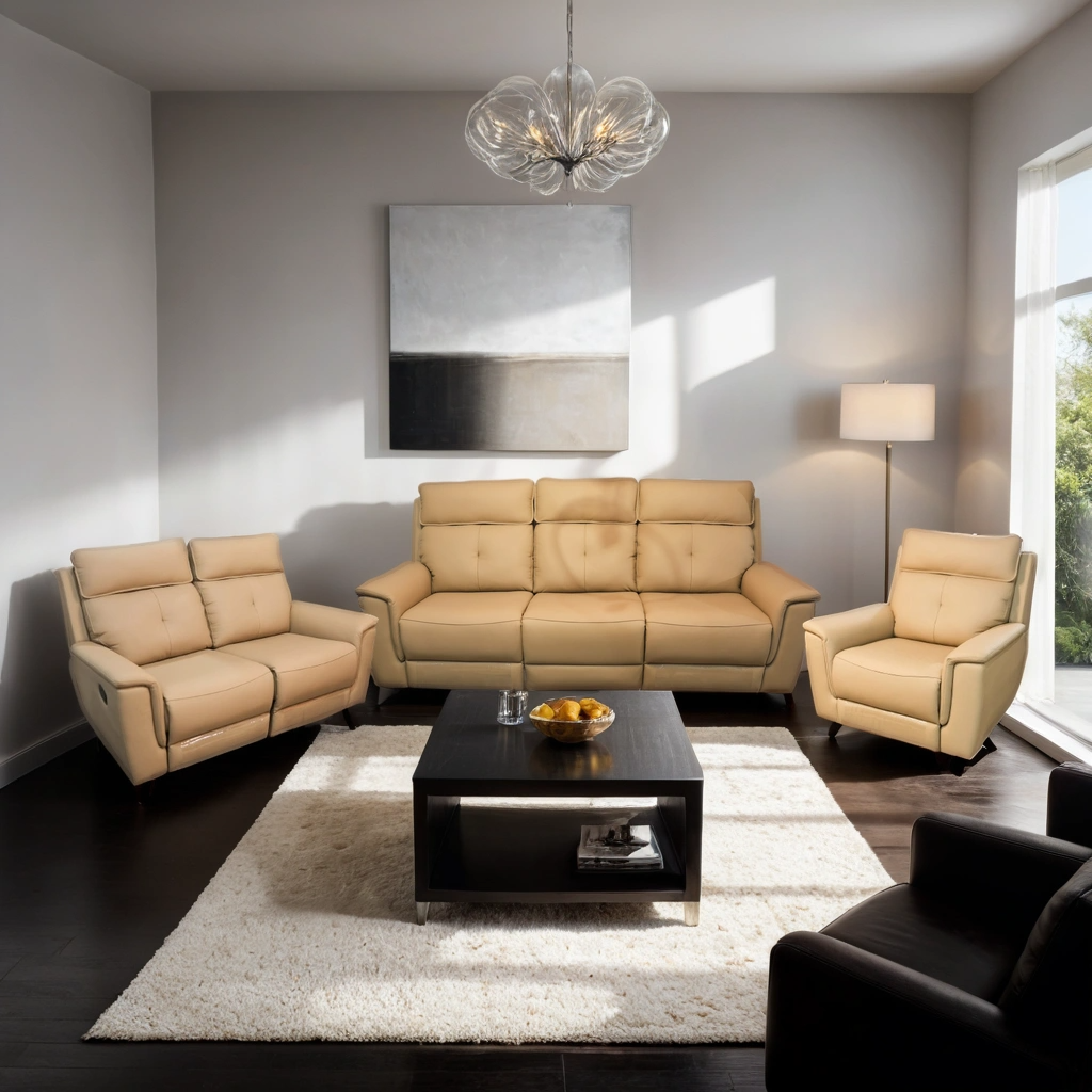 Italian Modern Luxury Sofa 1+2+3