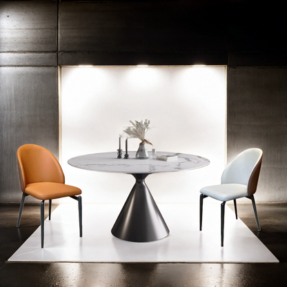 Sleek Round Dining Table