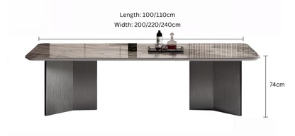 Slate Long Dining Table