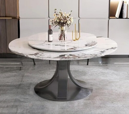 Slate Round Dining Table