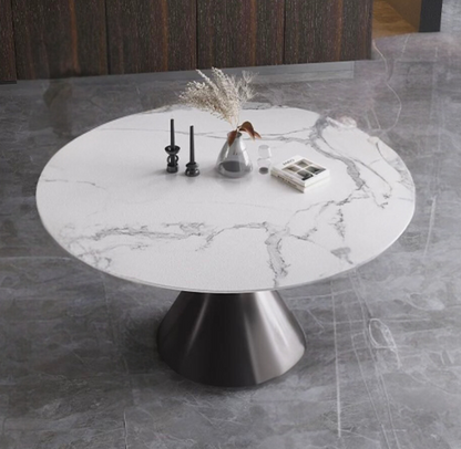 Sleek Round Dining Table