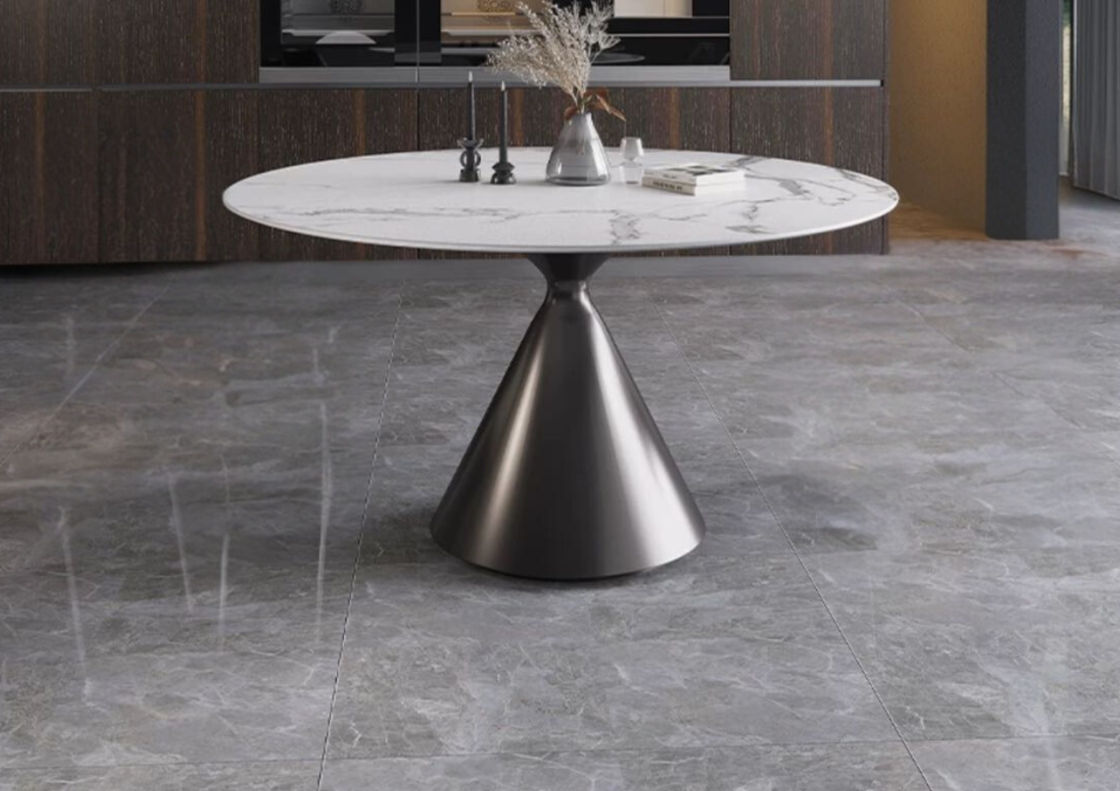 Sleek Round Dining Table