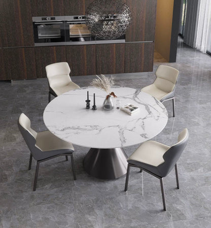 Sleek Round Dining Table