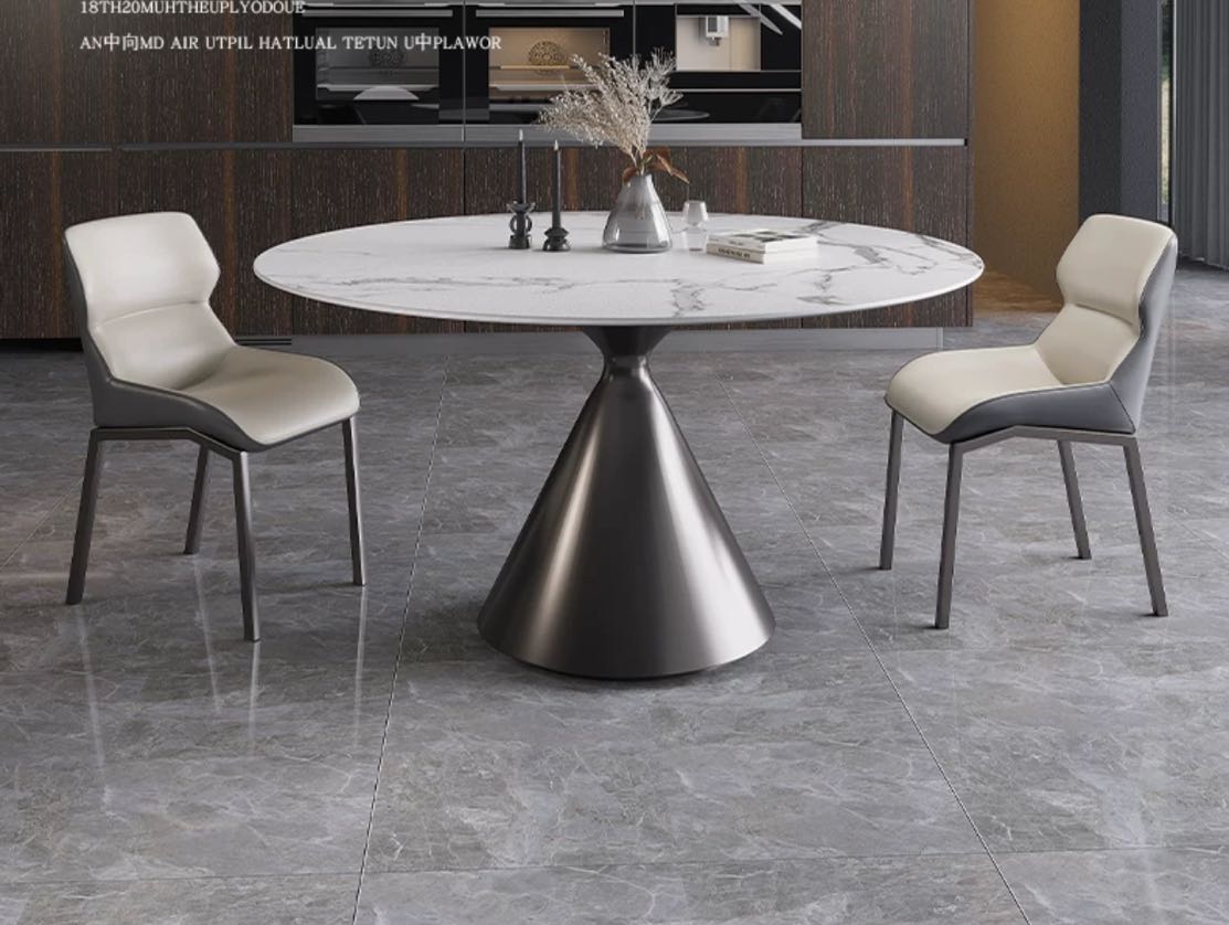 Sleek Round Dining Table